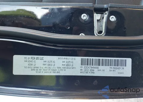 2017 Dodge Charger R/T Rwd from USA, damaged, VIN 2C3CDXCT8HH549392